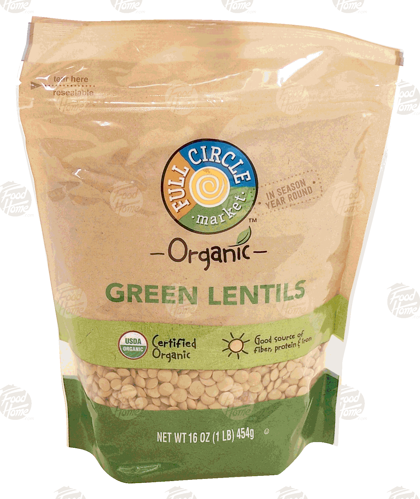 Full Circle&nbsp;&nbsp;green lentils, organic Full-Size Picture